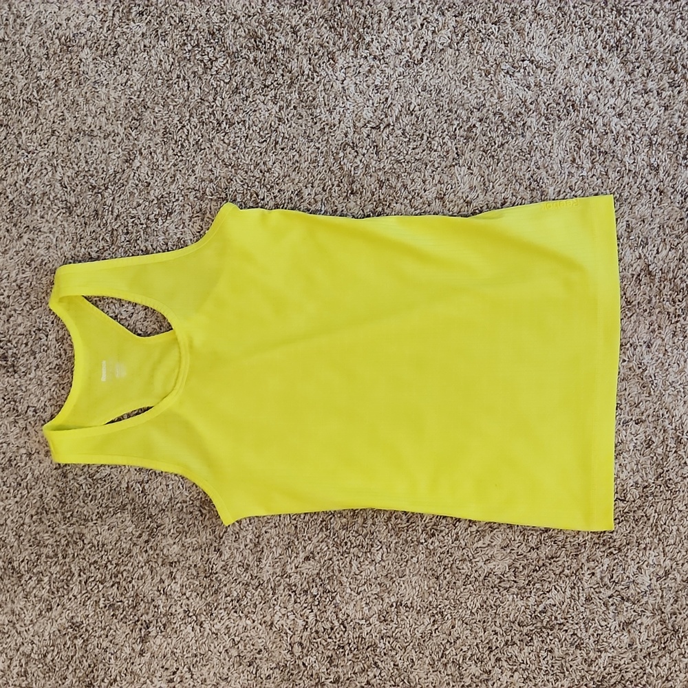 Medium Reebok Yellow Sports Tennis Pickleball Tank Top